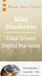 Mobile Screenshot of michaeldhenderson.com